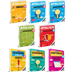 Arı Yayıncılık 4. Sınıf Atölyem Seti 8 Kitap