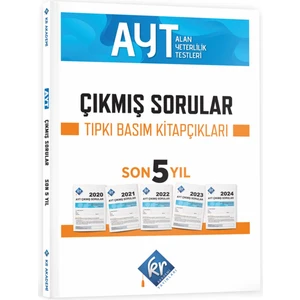AYT Çıkmış Sorular Son 8 Yıl Tıpkı Basım Kitapçıkları KR Akademi Yayınları
