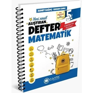 Çanta Yayınları  2025 5. Sınıf Matematik Alıştıran Defter