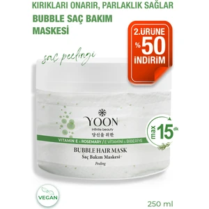 Biberiye Saç Maskesi, E vitamini & Peeling Etkisi, Güçlendirme ve Kırık Onarmaya Yardımcı 250ml