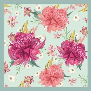Twill Ipek Eşarp Floral Mix