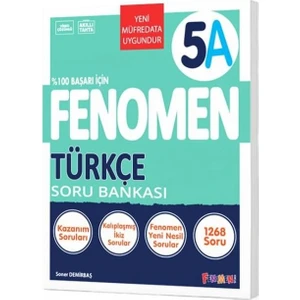 Fenomen Yayınları 2025 5. Sınıf Türkçe A Soru Bankası