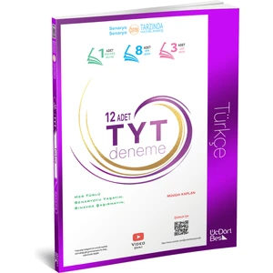 ÜçDörtBeş Yayınları TYT Türkçe 12'li Deneme
