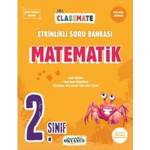 Okyanus Yayınları 2. Sınıf Classmate Matematik Etkinlikli Soru Bankası