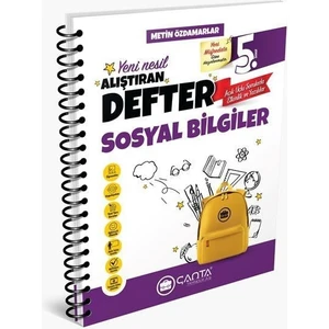 Çanta Yayınları 5. Sınıf Sosyal Bilgiler Okula Yardımcı Alıştıran Defter