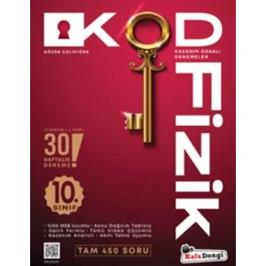 Kafa Dengi Yayınları 10.Sınıf Kod Fizik Kazanım Odaklı Denemeleri