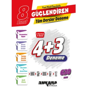 Ankara Yayıncılık 8.Sınıf Güçlendiren Tüm Dersler Denemeleri