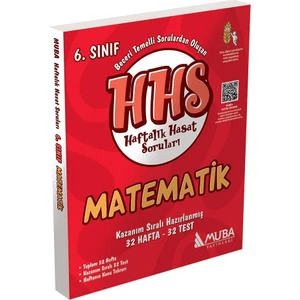 Muba Yayınları 6. Sınıf HHS Matematik Haftalık Hasat Soruları