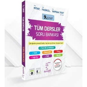 Karekök Yayıncılık (Sınıf: 9)  Tüm Dersler Soru Bankası 2024