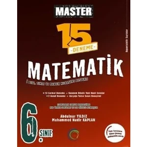 Okyanus Yayınları 6. Sınıf Master 15 Matematik Denemesi