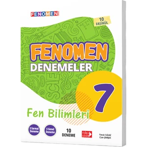 Kurmay Yayınları 7.Sınıf Fenomen Fen Bilimleri Denemeler (10 Deneme) - Gama Yayın