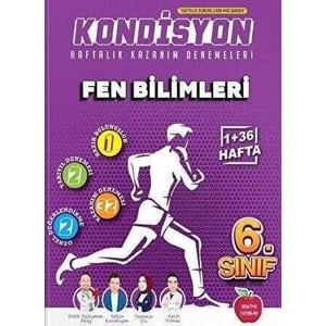 Newton Yayınları 6. Sınıf Kondisyon Fen Bilimleri Denemeleri 37 Hafta Yeni