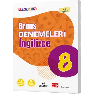 Gama Yayınları 8. Sınıf Fenomen İngilizce 24 Deneme