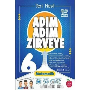 Newton Yayınları 6. Sınıf Matematik Adım Adım Zirveye Soru Bankası (Ciltli)