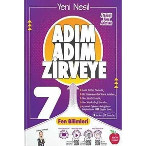 Newton Yayınları 7. Sınıf Fen Bilimleri Adım Adım Zirveye Soru Bankası (Ciltli)