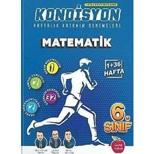 Newton Yayınları 6. Sınıf Kondisyon Matematik Denemeleri 37 Hafta Yeni