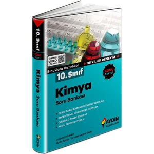 Aydın Yayınları 10. Sınıf Kimya Soru Bankası – Yeni Sınav Sistemine Uygun, ÖSYM Tarzı Güncel Ortaöğretim Testleri