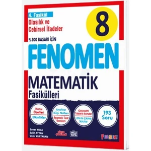 Fenomen Okul 8. Sınıf Matematik 4. Fasikül Olasılık Ve Cebirsel İfadeler