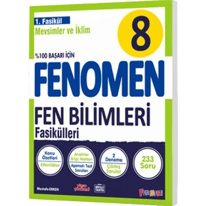 Fenomen Okul 8. Sınıf Fen Bilimleri 1. Fasikül Mevsimler Ve İklim