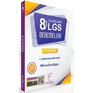 8. Sınıf Lgs 1. Dönem Konuları 10 Deneme Kitabı