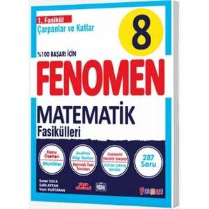 Gama Yayınları Fenomen 8. Sınıf LGS Matematik 1. Fasikül Konu Özetli Soru Bankası