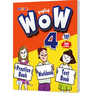 Fenomen Okul 2026 4. Sınıf Wow English Practice Book + Workbook + Test Book