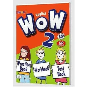 Fenomen Yayınları Fenomen Yayıncılık  WOW English 2 Practice Book + Workbook + Test Book