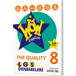Gama Yayınları The Quality 8. Sınıf 52 Deneme Sınavı