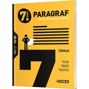 Hız Yayınları 7. Sınıf Türkçe Paragraf Okula Destek Soru Bankası