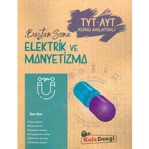 Kafa Dengi Yayınları TYT AYT Elektrik ve Manyetizma Baştan Sona Konu Anlatımlı