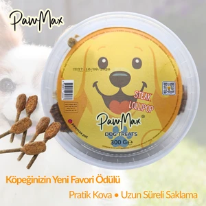 Steak Lollipop Köpek Ödül Kovası 300 G
