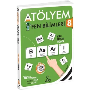 Arı Yayıncılık 8. Sınıf Fen Bilimleri Atölyem Eğitim Kitabı 240 Sayfa Sınav Hazırlığı ve Test Soruları