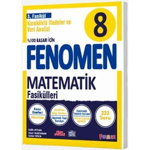 Gama Yayınları Fenomen 8. Sınıf LGS Matematik 3. Fasikül Konu Özetli Soru Bankası
