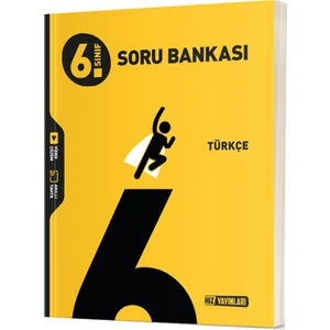 Hız Yayınları 6. Sınıf Türkçe Soru Bankası