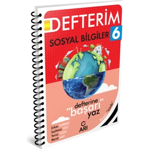 Arı Yayıncılık 6.Sınıf Sosyal Bilgiler Sosyalimo Defterim