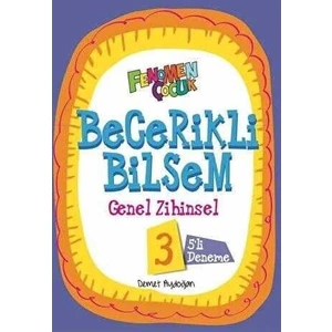 Fenomen Çocuk 2024 3. Sınıf Becerikli Bilsem Genel Zihinsel (5 Deneme)
