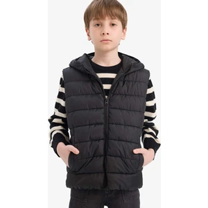 Erkek Çocuk Su Geçirmez Kapüşonlu Fermuarlı Şişme Yelek E7497A825AU