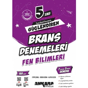 Ankara Yayıncılık 5.Sınıf Güçlendiren Fen Bilimleri Branş Denemel