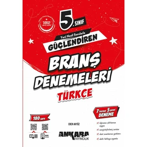 Ankara Yayıncılık 5. Sınıf Türkçe Güçlendiren Branş Denemeleri