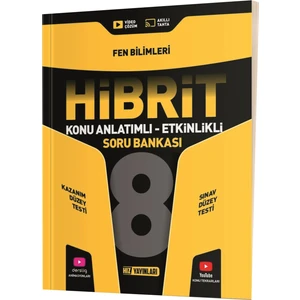 Hız Yayınları 8. Sınıf Fen Bilimleri Konu Anlatımlı Etkinlikli Hibrit Soru Bankası