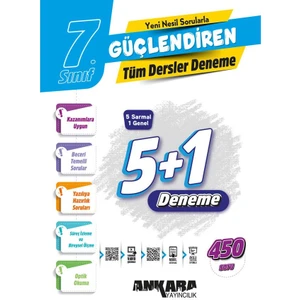 Ankara Yayıncılık 7.Sınıf Güçlendiren Tüm Dersler Deneme Sınavı