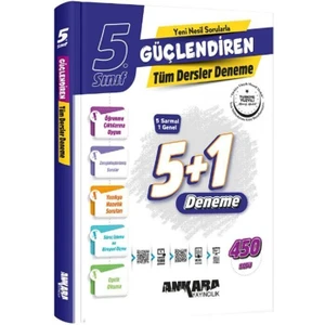 Ankara Yayıncılık 5. Sınıf Güçlendiren Tüm Dersler Denemeleri