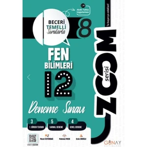 Günay Yayınları 8. Sınıf Fen Bilgisi 10’lu Branş Denemeler