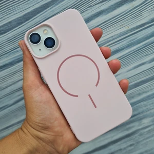 Pirok Store İphone 13-14 Magsafe İle Uyumlu Yumuşak Soft Mükemmel Manyetik Esnek Lansman Silikon Kılıf