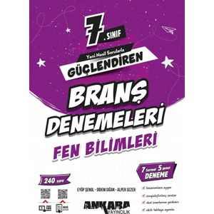 Ankara Yayıncılık 7. Sınıf Fen Bilimleri Güçlendiren Branş Denemeleri
