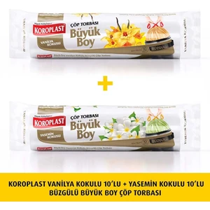 Vanilya Büzg. Büy.çöp 10+Yasemin Kok. Büzg.çöp 10