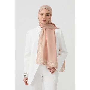 Cotton Twill Şal Interlock Pudra