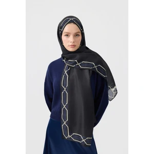 Cotton Twill Şal Interlock Lacivert