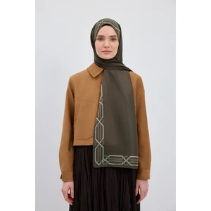 Cotton Twill Şal Interlock Yağ Yeşili