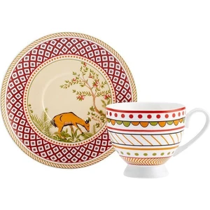 x Arslantepe Tek Kişilik Karaca Kahve Fincan Takımı